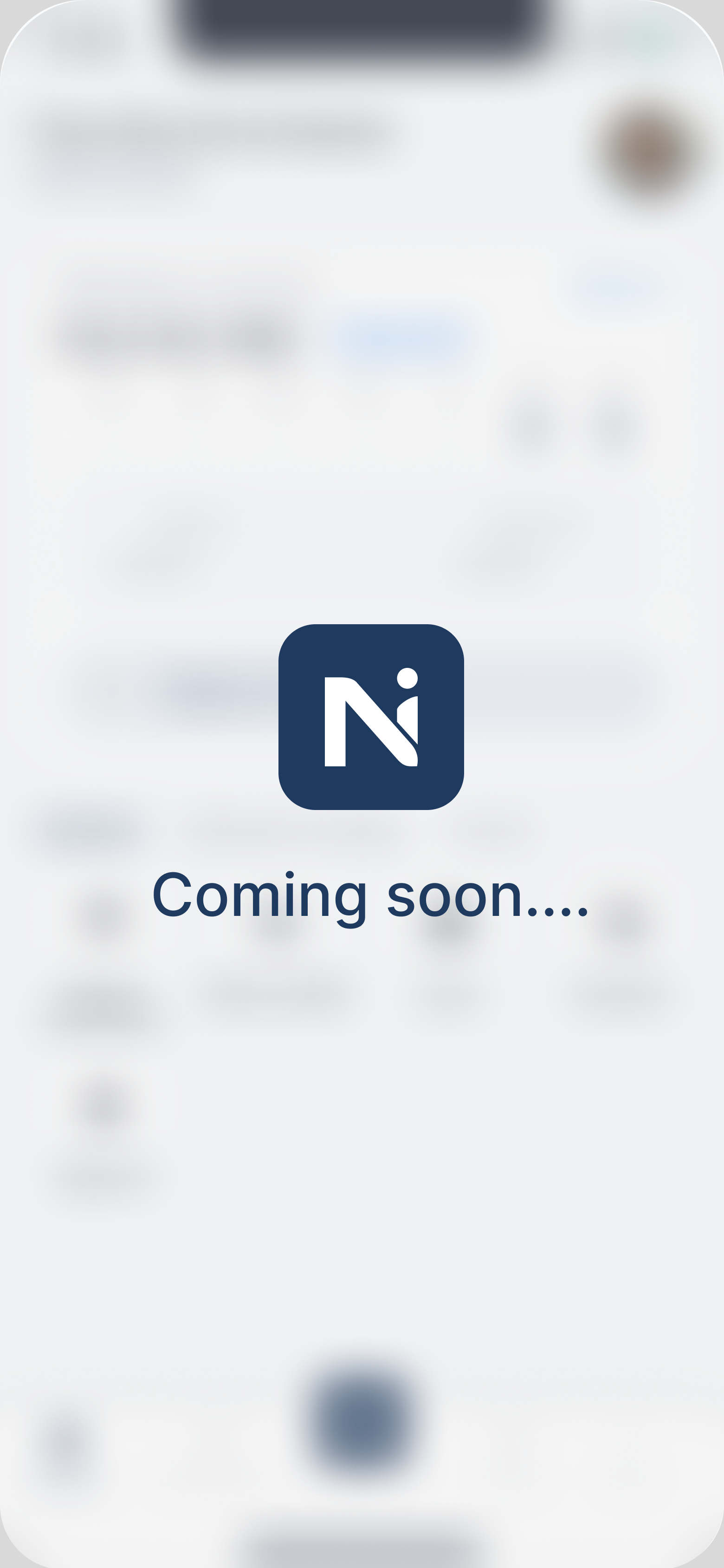 Nexora mobile app showing attendance, clock-in, and employee services